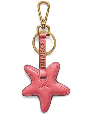 Pinko Star Keyring - Red
