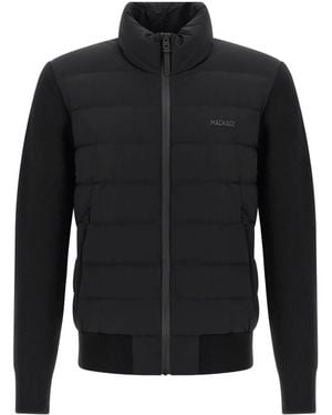 Mackage Padded Quilted Cardigan - Black