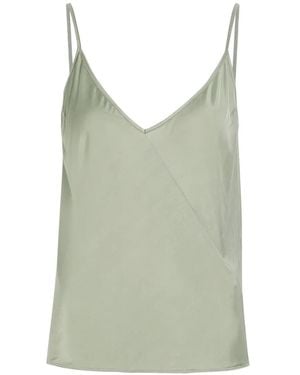 Rick Owens Wrap-Style Spaghetti-Strap Top - Green