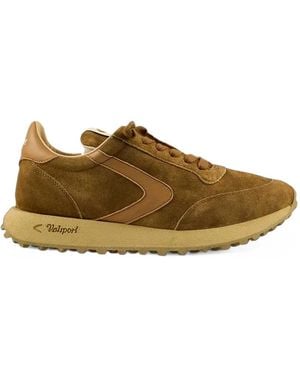 Valsport Start City Suede-Panelled Sneakers - Brown