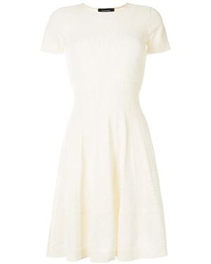 DSquared² Flared Knitted Dress - White