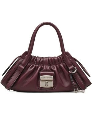 Marc Jacobs The Small Satchel Leather Shoulder Bag - Purple