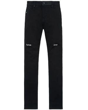 RTA Vaqueros Bryant Con Cruz Estampada - Negro