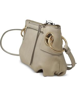 Borbonese Ring London Crossover Shoulder Bag - Natural