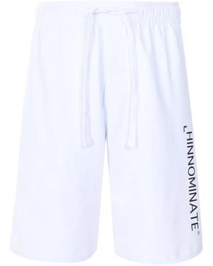 hinnominate Cotton Bermuda Shorts - White