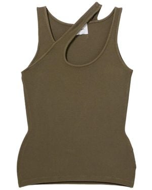 Halfboy Cutout Tank Top - Green
