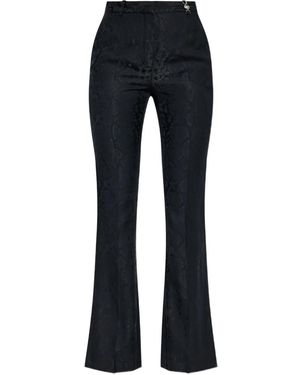 Versace Medusa-Plaque Trousers - Blue