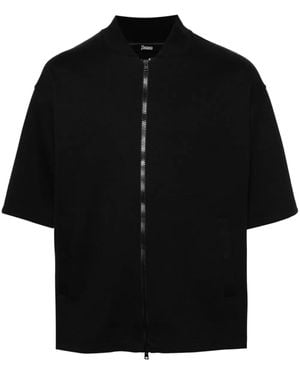 Herno ショートスリーブ スウェットシャツ - ブラック
