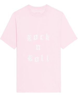 Zadig & Voltaire Graphic-Print T-Shirt - Pink