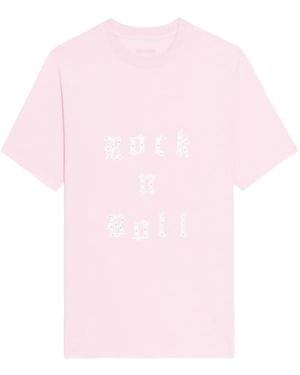 Zadig & Voltaire Graphic-Print T-Shirt - Pink