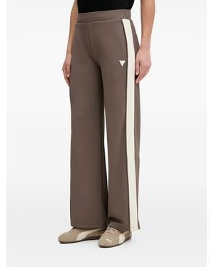 Guess Side Stripe Pants - Brown