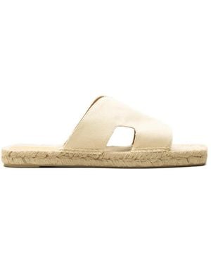 Castañer Cut-Out Flat Espadrilles - White