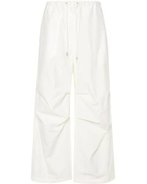 Acne Studios Pantalones anchos con cordones - Blanco