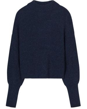 Closed Pullover Mit Umgeschlagenen Ärmeln - Blau