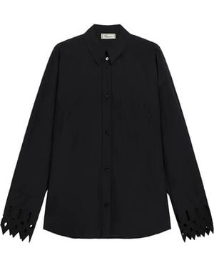 Blumarine Patch-Pocket Shirt - Black