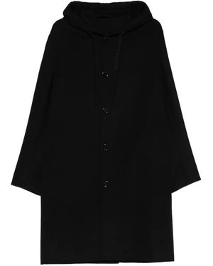 Lardini Single-Breasted Coat - Black