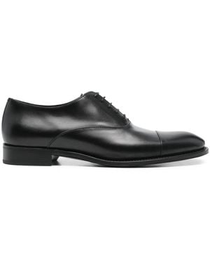 Saint Laurent Lace-Up Loafers - Black