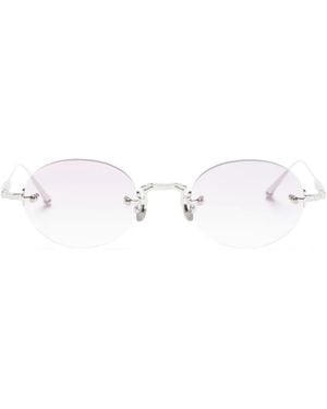 Matsuda M5002 Oval-Frame Sunglasses - Metallic