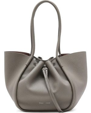 Proenza Schouler Large Ruched Tote Bag - Grey