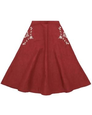 Fortela Nicole Embroidered Skirt