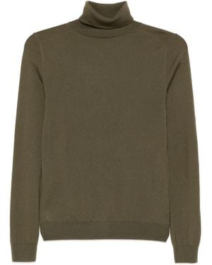 Eric Bompard Pullover mit Rollkragen - Grün