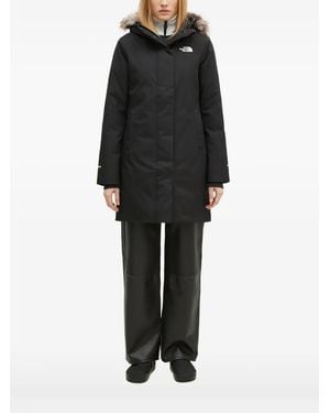 The North Face Arctic Faux-Fur Hooded Jacket - Black