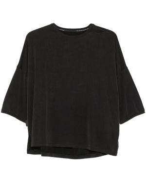 Rrd T-Shirt À Effet D'Épaules Descendues - Black