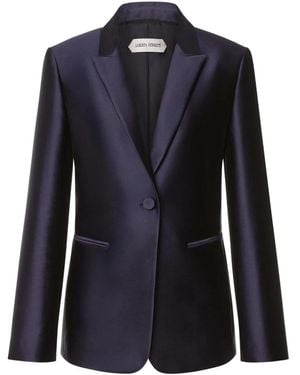 Alberta Ferretti Blazer con botones - Azul