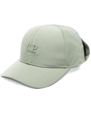 C.P. Company Baseballkappe Mit Goggle-Detail - Weiß