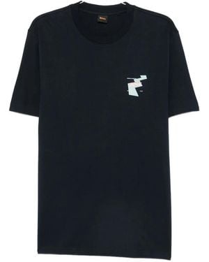 BOSS Graphic-Print T-Shirt - Black