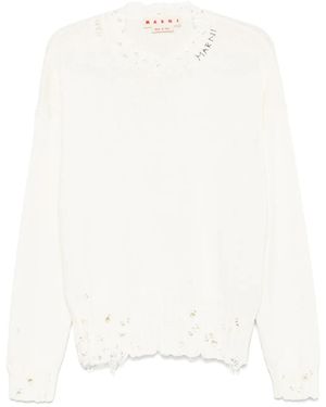 Marni クルーネック セーター - ホワイト