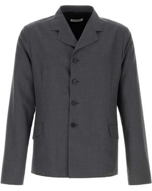 Jil Sander Button-Up Blazer - Grey