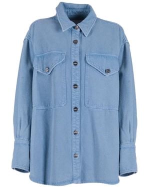 Dondup Flap-Pocket Shirt - Blue