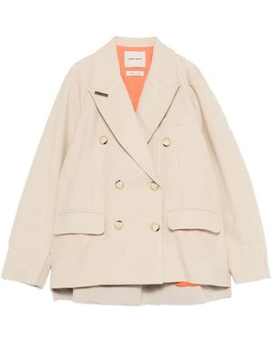 FRONT STREET 8 Panelled Blazer - Natural