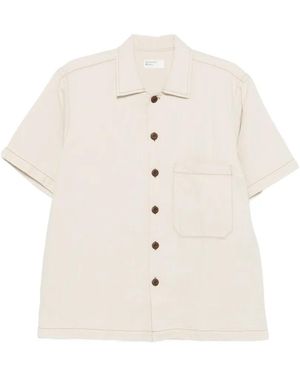 Universal Works Koko Pocket Buttoned Shirt - White