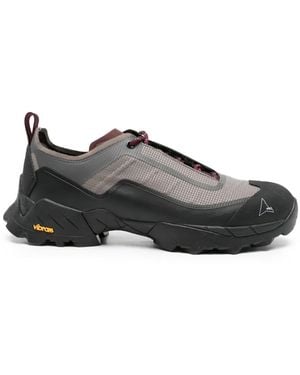 ROA Katharina Light Lace-Up Sneakers - Gray