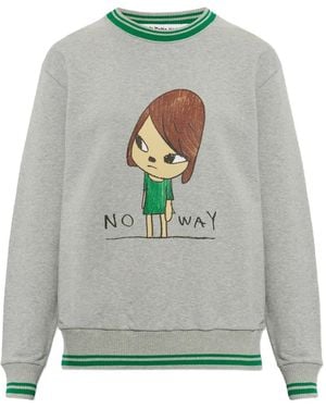 Stella McCartney X Yoshitomo Nara Graphic-Print Sweatshirt - Grey