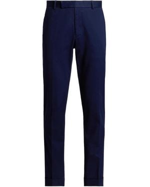 Polo Ralph Lauren Turn-Up-Hem Trousers - Blue