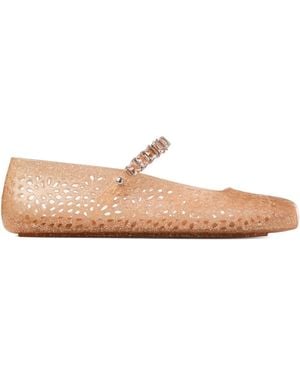 Jimmy Choo Jelly Ballet Flats - Pink