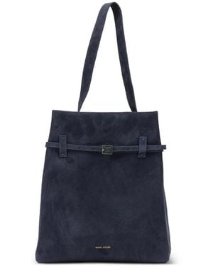 MANU Atelier Tote Du Jour Suede Tote Bag - Blue