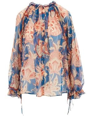 Etro Floral Top - Bianco