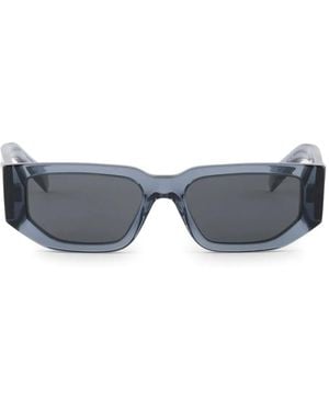 Prada Triangle-Logo Sunglasses - Grey