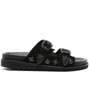 Toga Virilis Sandalen Mit Schnalle - Schwarz