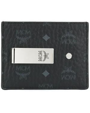 MCM Kartenetui Mit Geldscheinklammer - Schwarz