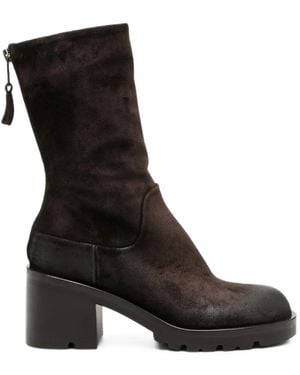 strategia shoes Rear-Zip Boots - Black