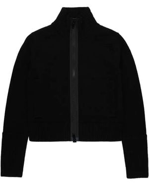 Sacai Zip-Up Cardigan - Black