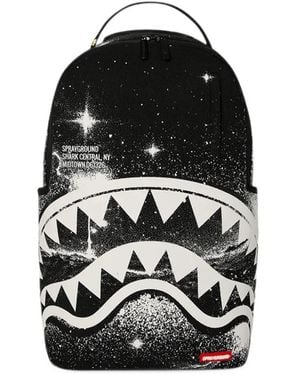 Sprayground Shark Central Overspray Backpack - Black