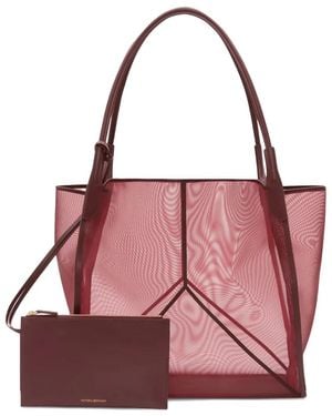 Victoria Beckham Large Removable-Pouch Shoulder Bag - Pink