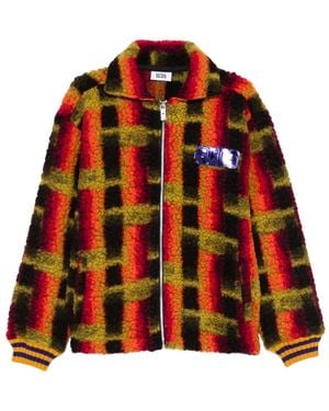 Gcds Textured Zip-Up Jacket