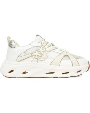 Pinko Mesh-panels low-top sneakers - Weiß